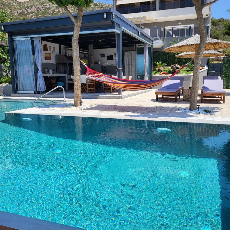 Stergiou Luxury Apartments With Shared Pool Anavyssos Eksteriør billede